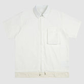 Camisas lisas con dobladillo con cordón